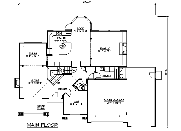 main floor house blueprint