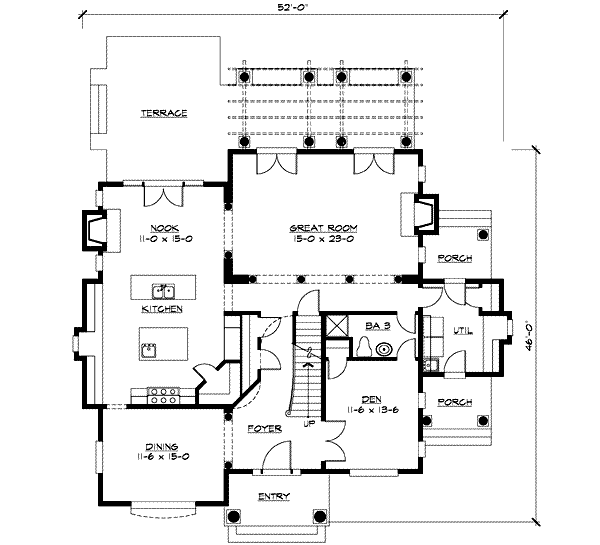 main floor house blueprint