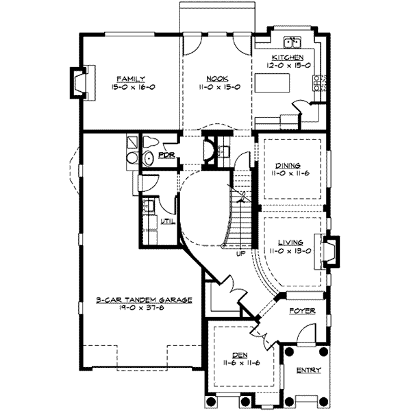 main floor house blueprint