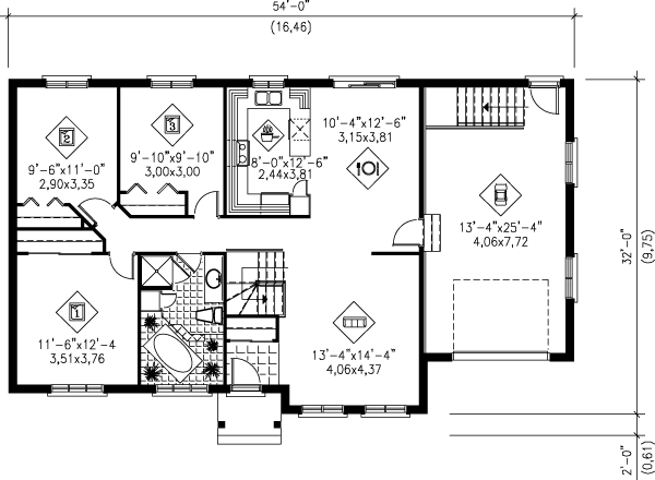 main floor house blueprint