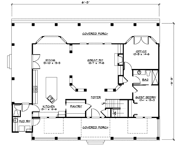 main floor house blueprint