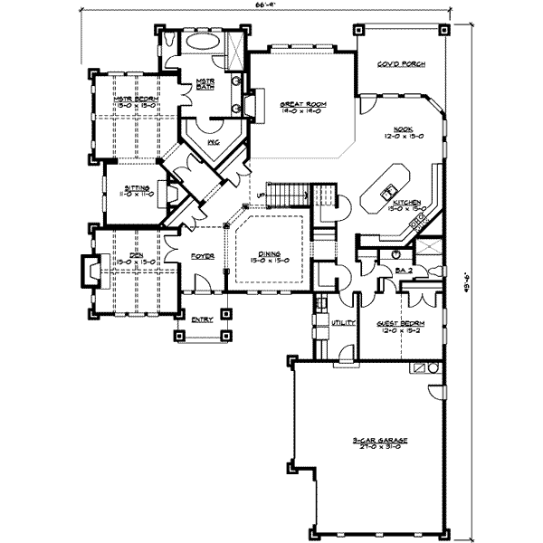 main floor house blueprint
