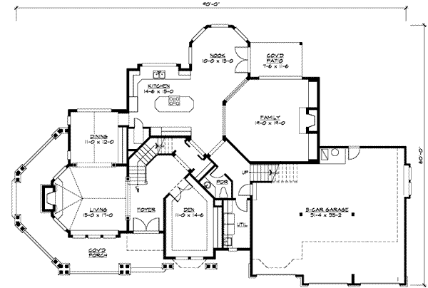 main floor house blueprint