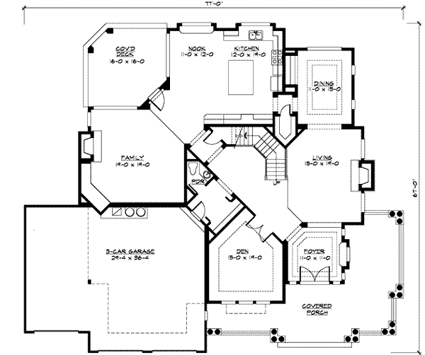main floor house blueprint