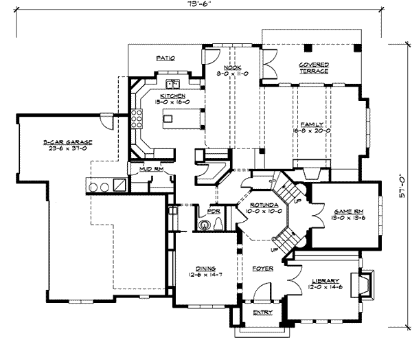 main floor house blueprint