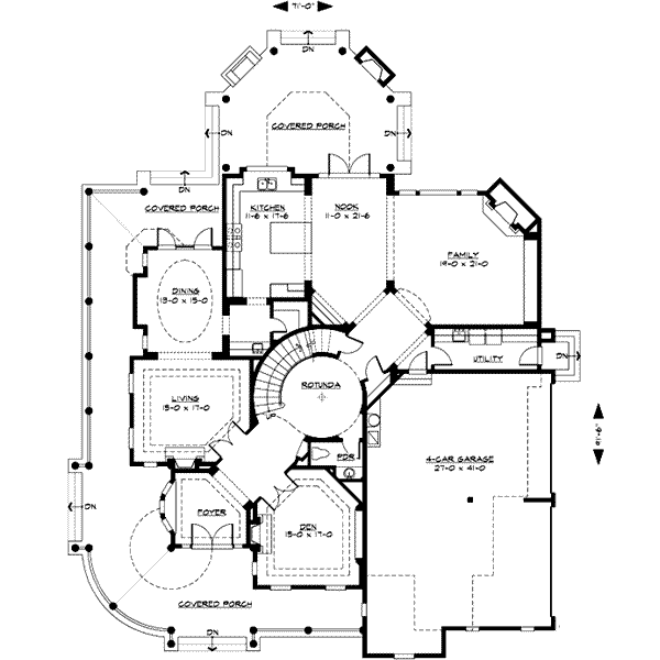 main floor house blueprint