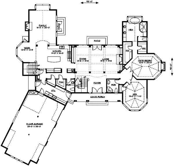 main floor house blueprint