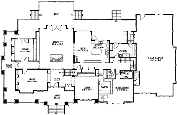 main floor house blueprint