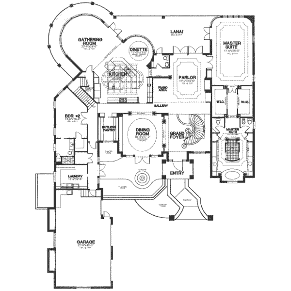 main floor house blueprint