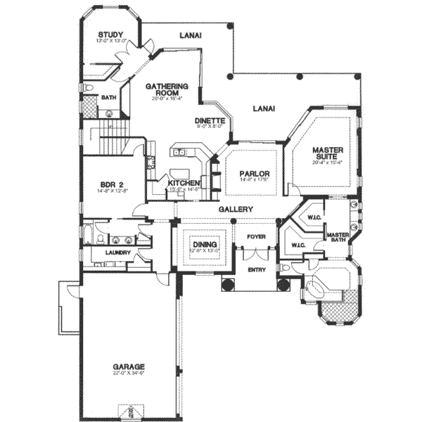 main floor house blueprint