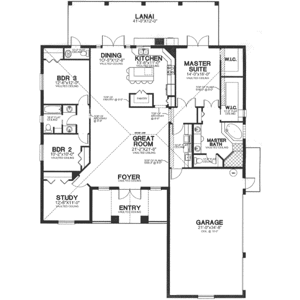 main floor house blueprint