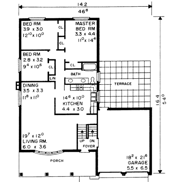 main floor house blueprint