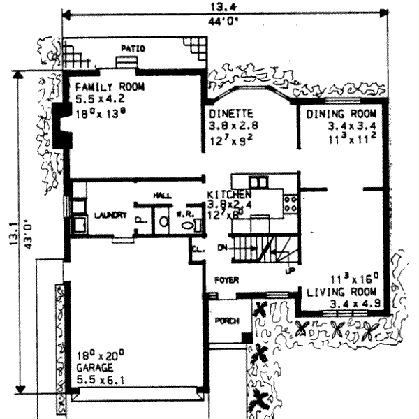 main floor house blueprint