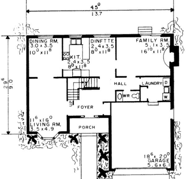 main floor house blueprint