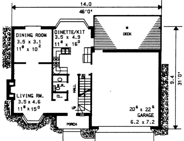 main floor house blueprint