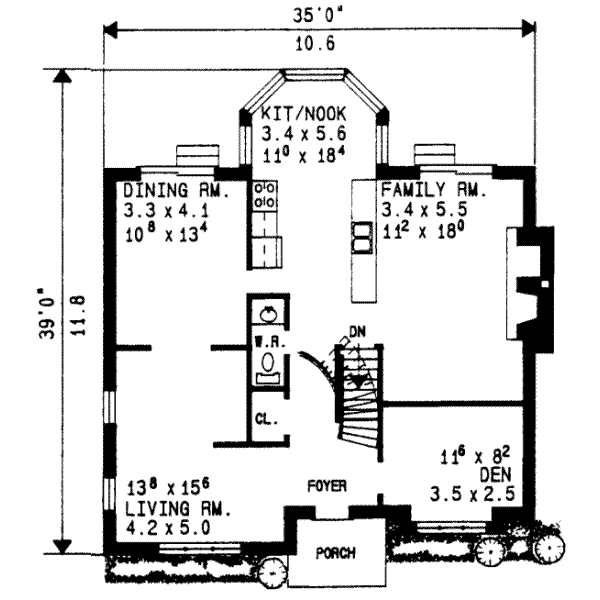 main floor house blueprint