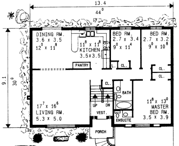 main floor house blueprint