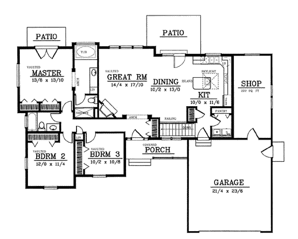main floor house blueprint