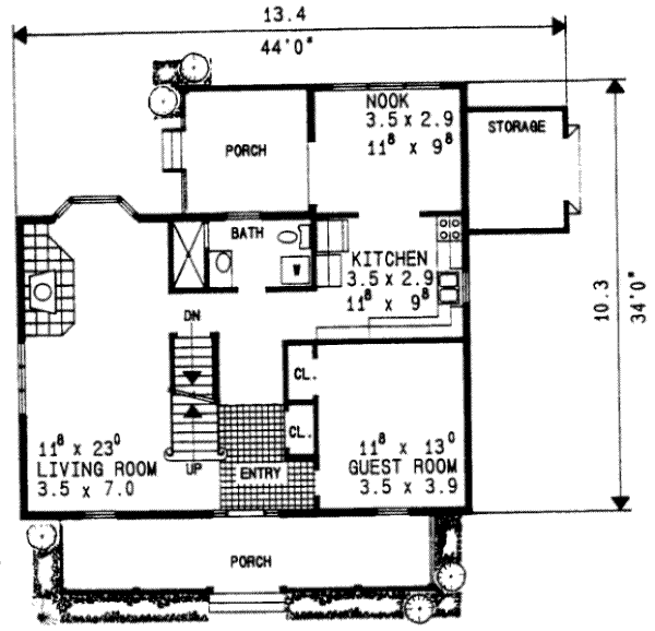 main floor house blueprint