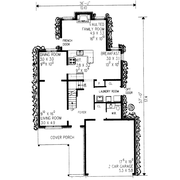 main floor house blueprint