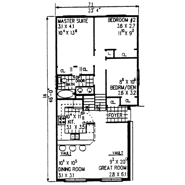 main floor house blueprint