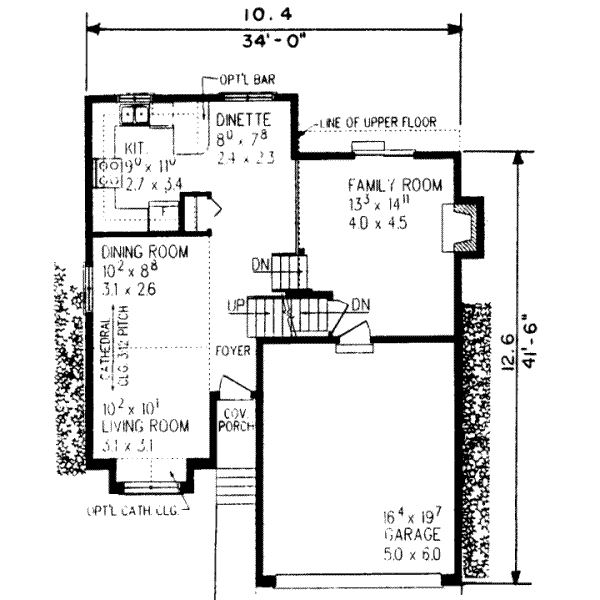 main floor house blueprint