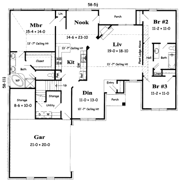 main floor house blueprint