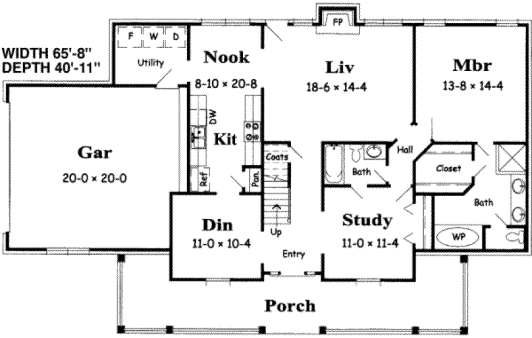 main floor house blueprint
