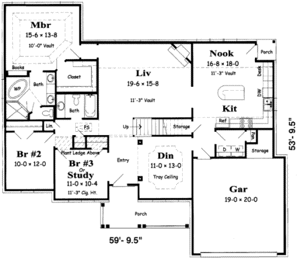main floor house blueprint