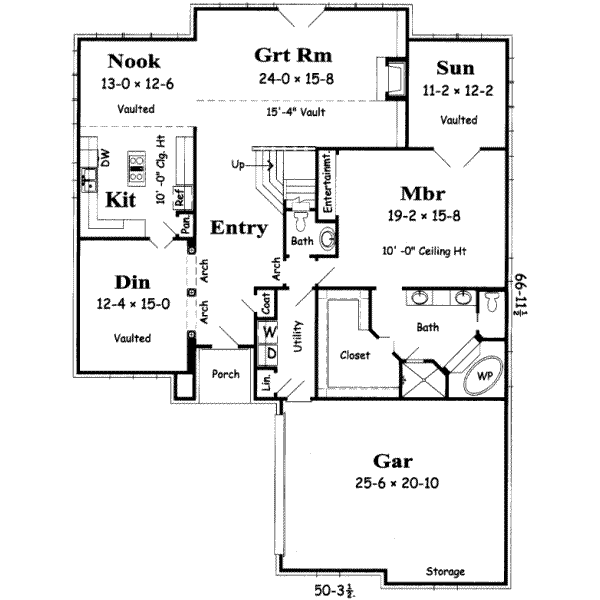main floor house blueprint