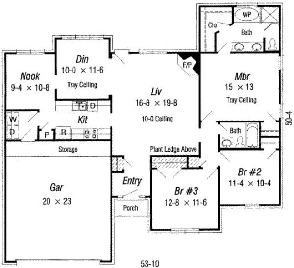 main floor house blueprint