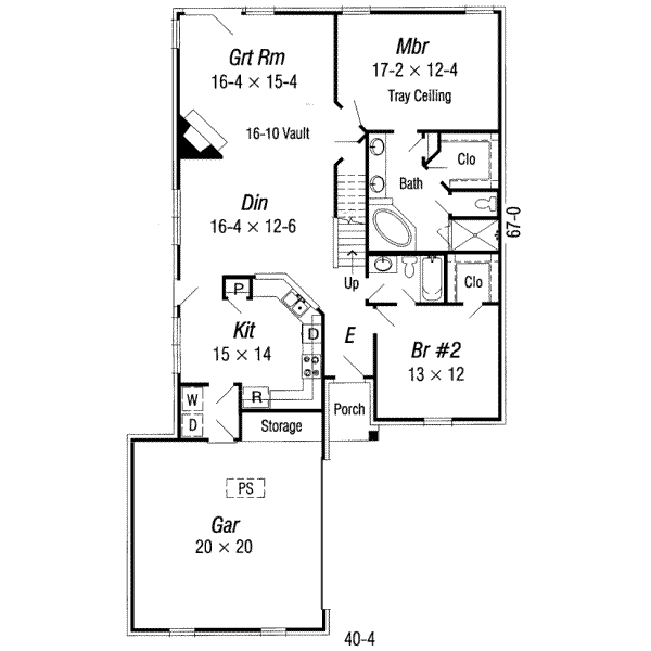 main floor house blueprint