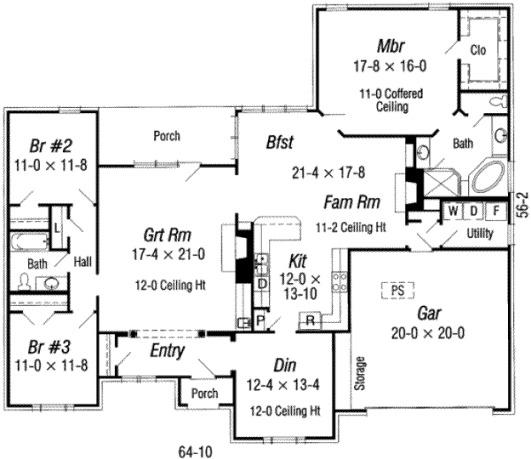 main floor house blueprint