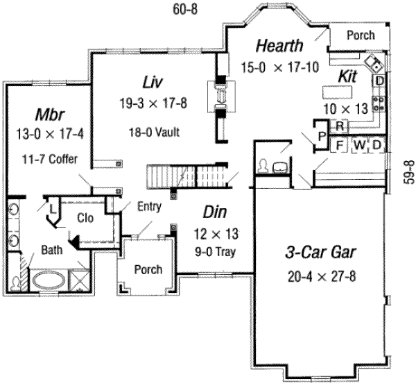 main floor house blueprint