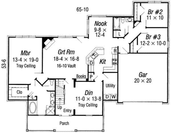 main floor house blueprint