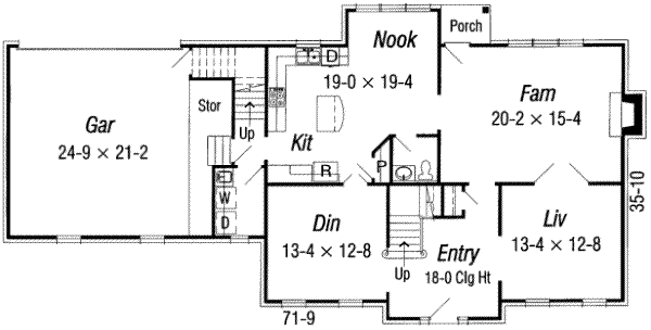 main floor house blueprint