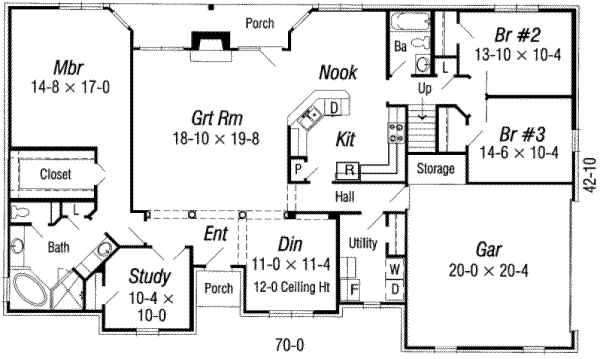 main floor house blueprint