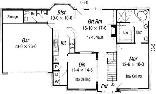 main floor house blueprint
