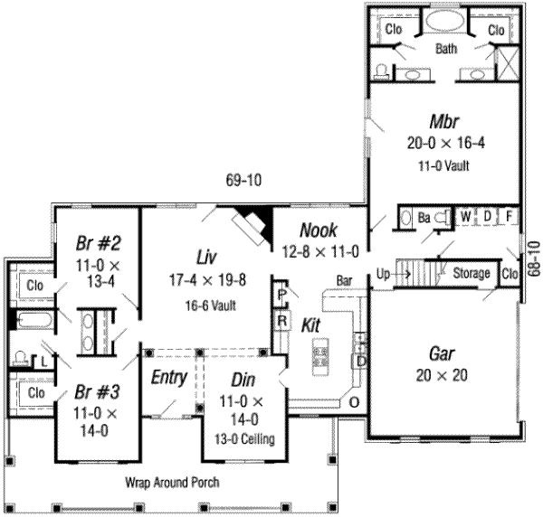 main floor house blueprint