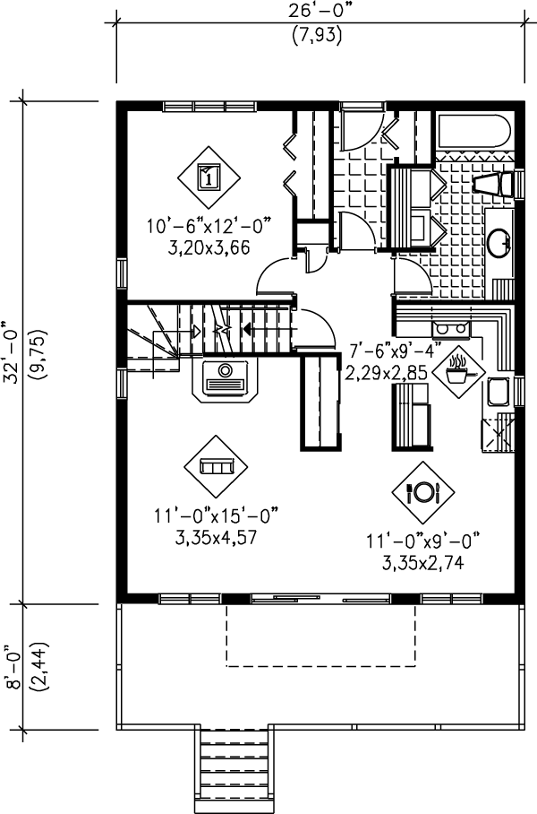 main floor house blueprint