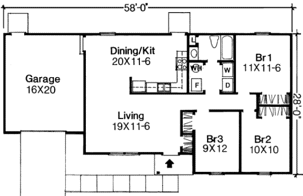 main floor house blueprint