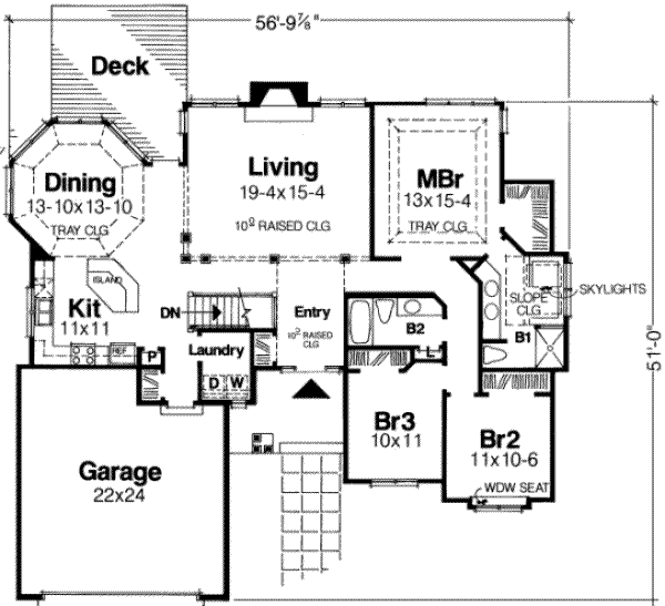 main floor house blueprint