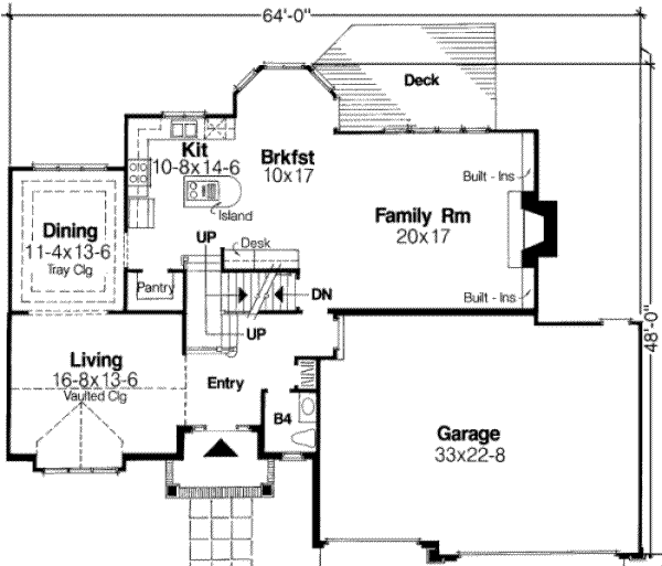 main floor house blueprint