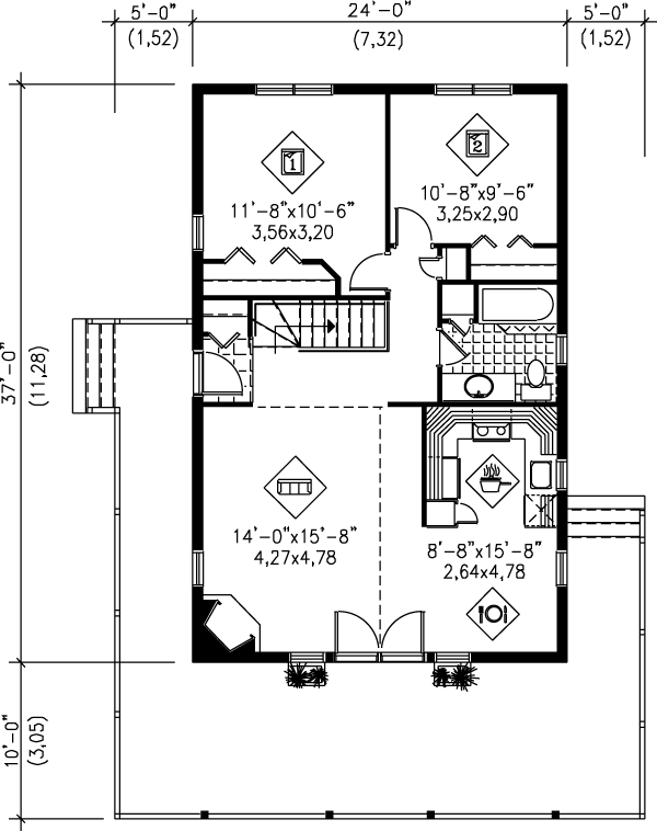 main floor house blueprint