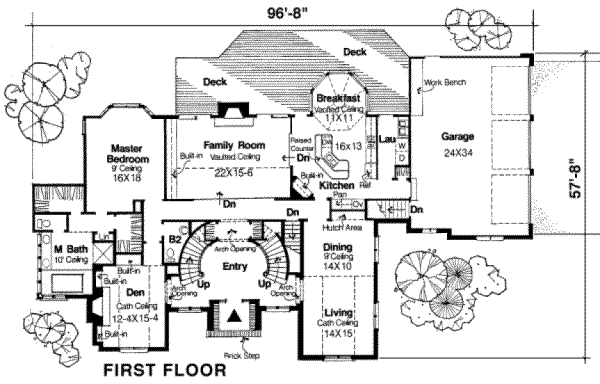main floor house blueprint