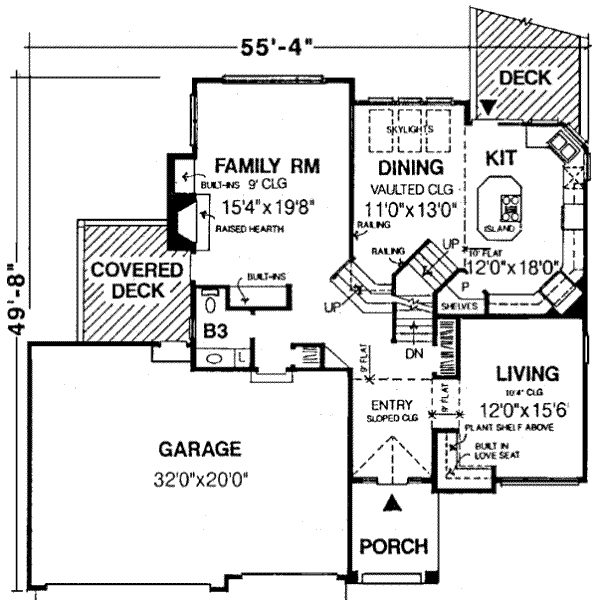 main floor house blueprint
