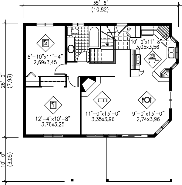 main floor house blueprint