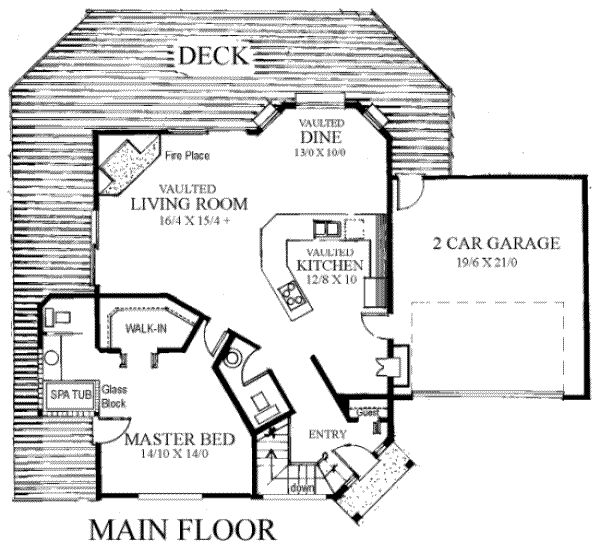 main floor house blueprint