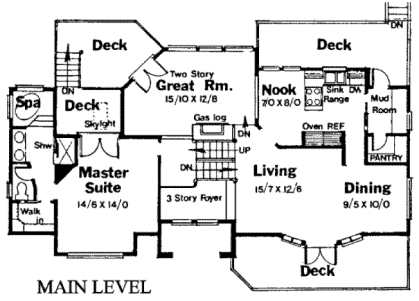 main floor house blueprint