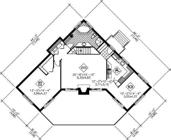 main floor house blueprint